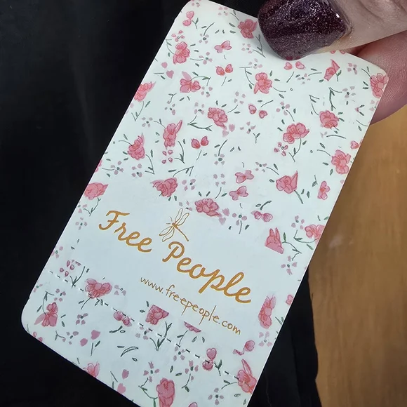 Free People Black Lace Fringe Flapper Charleston Dress NWT Sz 0 LBD Prom - Picture 8 of 11